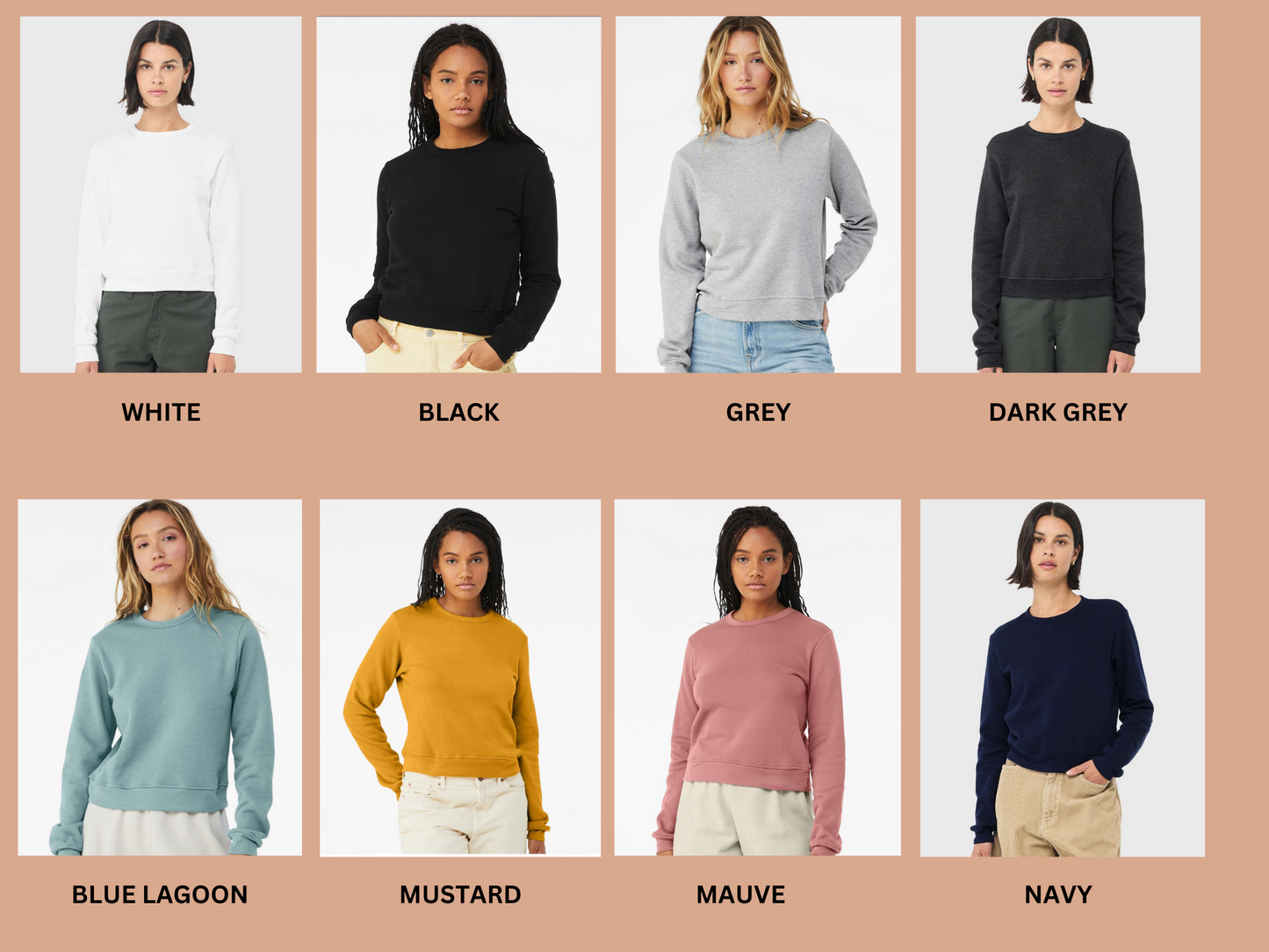 DESIGN MY OWN CREWNECK SWEATSHIRT WOMENS FIT