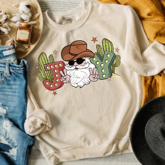 Joy Western Santa